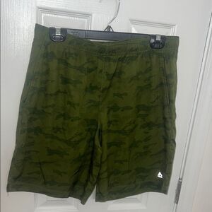 Men's Green Camo Shorts